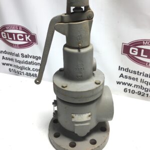 Kunkle 252FKK Pressure Relief Valve 3" Flanged Iron Body 125PSI Set 4679SCFM Cap
