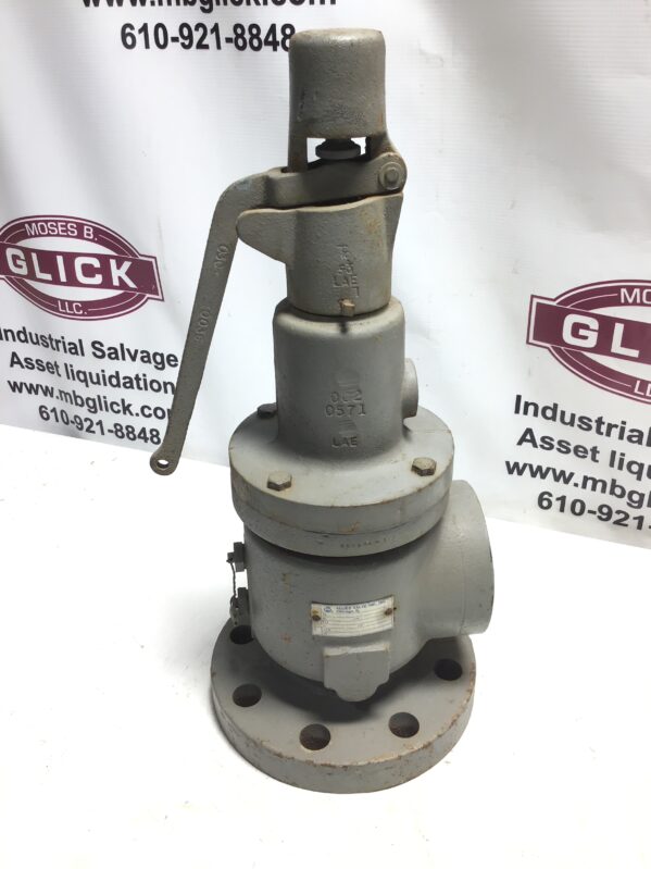 Kunkle 252FKK Pressure Relief Valve 3" Flanged Iron Body 125PSI Set 4679SCFM Cap