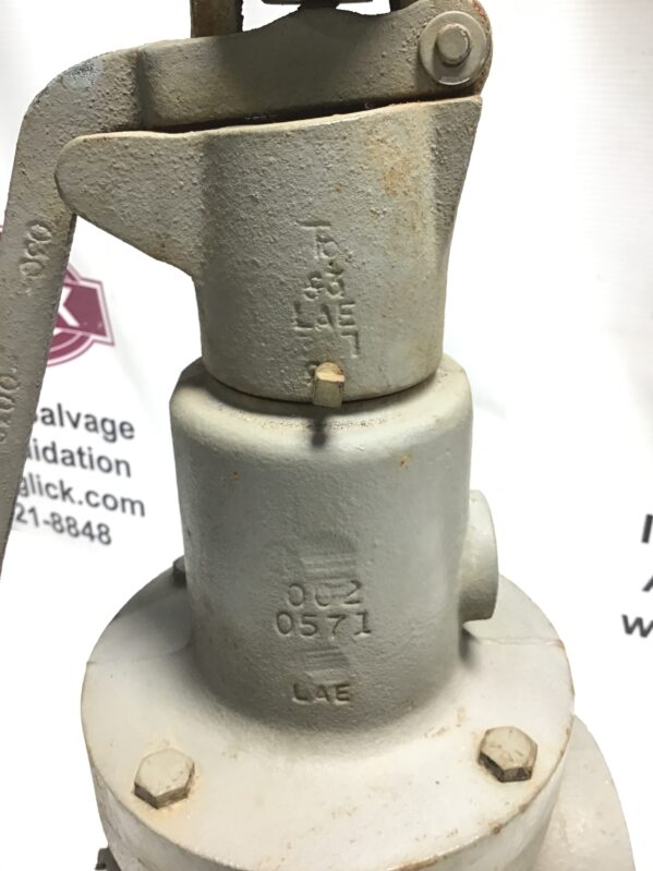Kunkle 252FKK Pressure Relief Valve 3" Flanged Iron Body 125PSI Set 4679SCFM Cap - Image 2