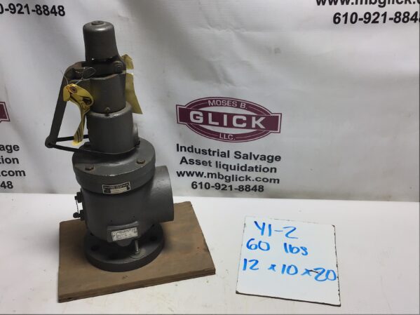 Kunkle 6252FKH Pressure Relief Valve Set 210 Capacity 21100 LB/HR 2-250 Inlet
