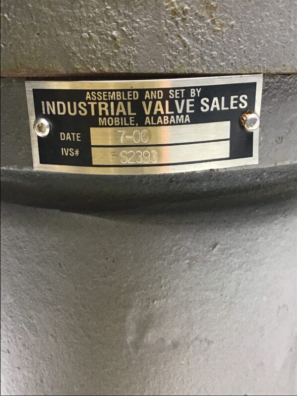 Kunkle 6252FKH Pressure Relief Valve Set 210 Capacity 21100 LB/HR 2-250 Inlet - Image 2