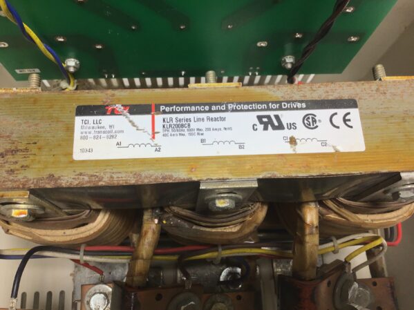 TCI KLCUL200A Output Filter 3PH 60Hz 600V 200A Max With KLR200BCB Line Reactor - Image 3