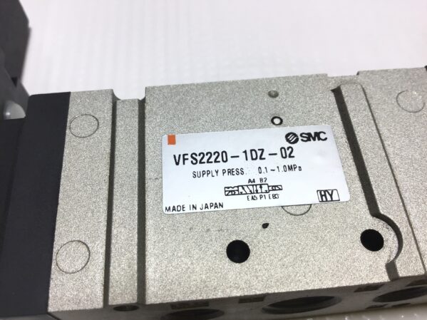 SMC VFS2220-1DZ-02 Solenoid Valve Supply Press 0.1-1.0MPa 50/60Hz 110/120V - Image 2