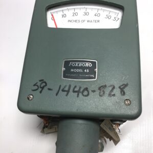 Foxboro Model 45 Pneumatic Transmitter 0-.57 Inches of Water 20 PSIG Air Supply