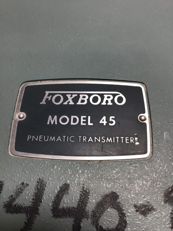 Foxboro Model 45 Pneumatic Transmitter 0-.57 Inches of Water 20 PSIG Air Supply - Image 2