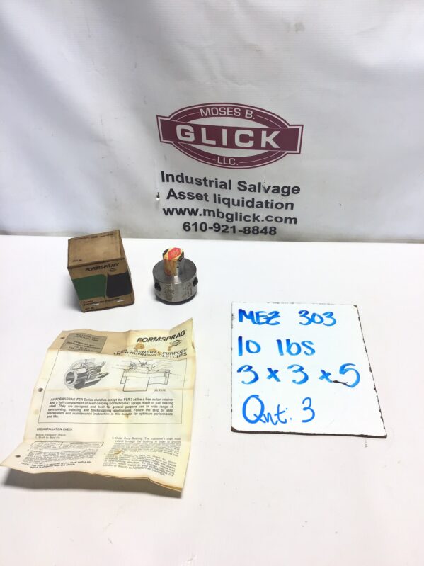 Formsprag FSR-6/.750 LH General Purpose Overrunning Backstopping Clutch