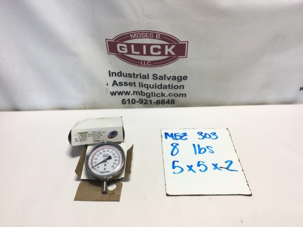 Ashcroft 35-1009-SW-02L-30IMV&300#-XLLR5 Duralife Pressure Gauge 3-1/2"Inch