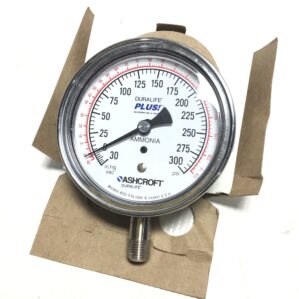 Ashcroft 35-1009-SW-02L-30IMV&300#-XLLR5 Duralife Pressure Gauge 3-1/2"Inch