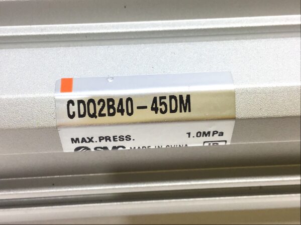 SMC CDQ2B40-45DM Compact Pneumatic Cylinder Max Pressure 1.0MPa Stainless Steel - Image 2