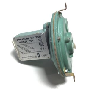 Pyronics PS-0 Pressure Switch Max Operating Pressure 1 PSI Max Electric Rating 120/220VAC