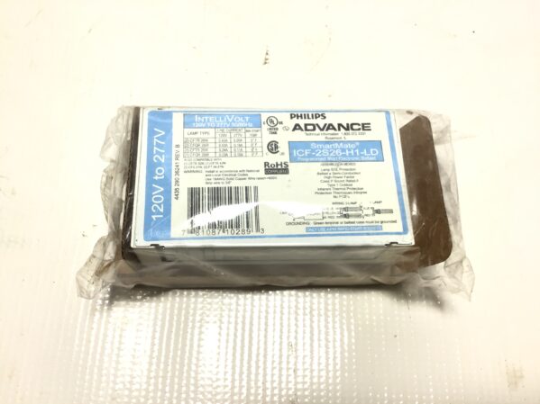 Philips Advance ICF-2S26-H1-LD Electronic Compact Fluorescent Ballast 120/277V