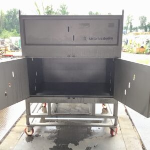 Sartorius Stedim FXS102259 STD Palletank Cubical Stainless Steel Max Dynamic Load 3600Lbs
