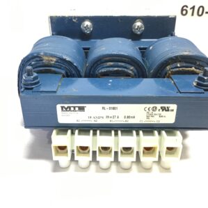 MTE RL-01801 Phase Line Reactor 18 Amps 0.80mH 3Phase 600V Max 50/60Hz