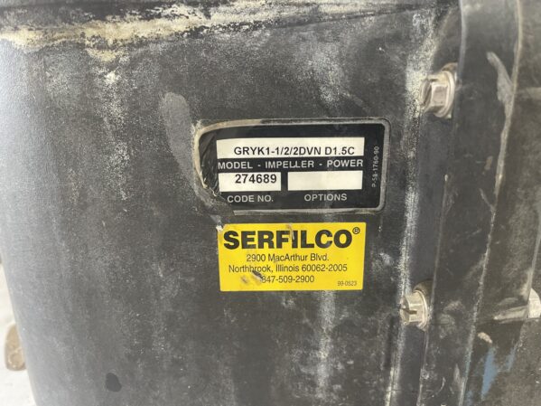 Serfilco - Baldor Reliance Industrial Motor - GRYK1-1/2/2DVN D1.5C - Image 3