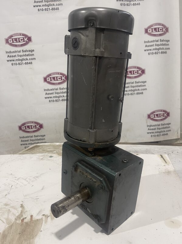 Baldnor Reliance Electrical Motor P-010783 With Gearbox - Image 3