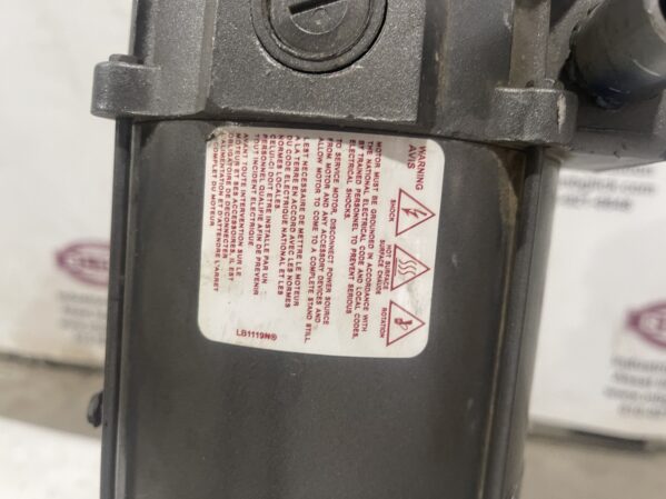 Baldnor Reliance Electrical Motor P-010783 With Gearbox - Image 8