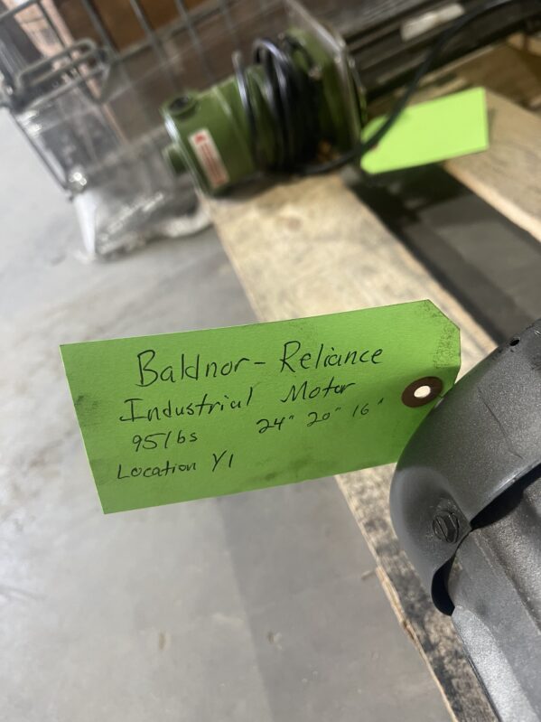 Baldnor Reliance Electrical Motor P-010783 With Gearbox - Image 2