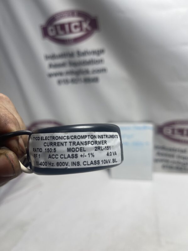 Tyco Electronics Current Transformer Model# 2RL-151 - Image 3
