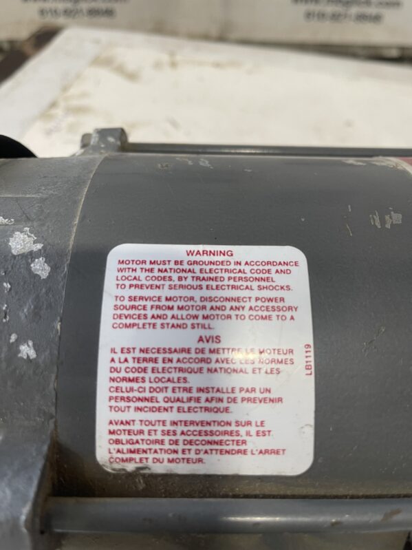 Corcoran Electric Motor # BV216021 - Image 3