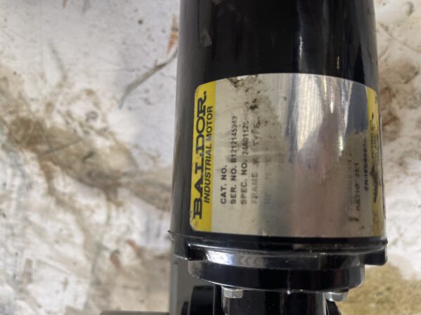 Baldor Industrial Motor # B1212145343 w/ gearbox - Image 5