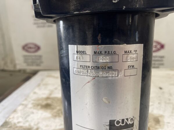 CUNO Industrial Filter # 11076-29-50-0035 - Image 3