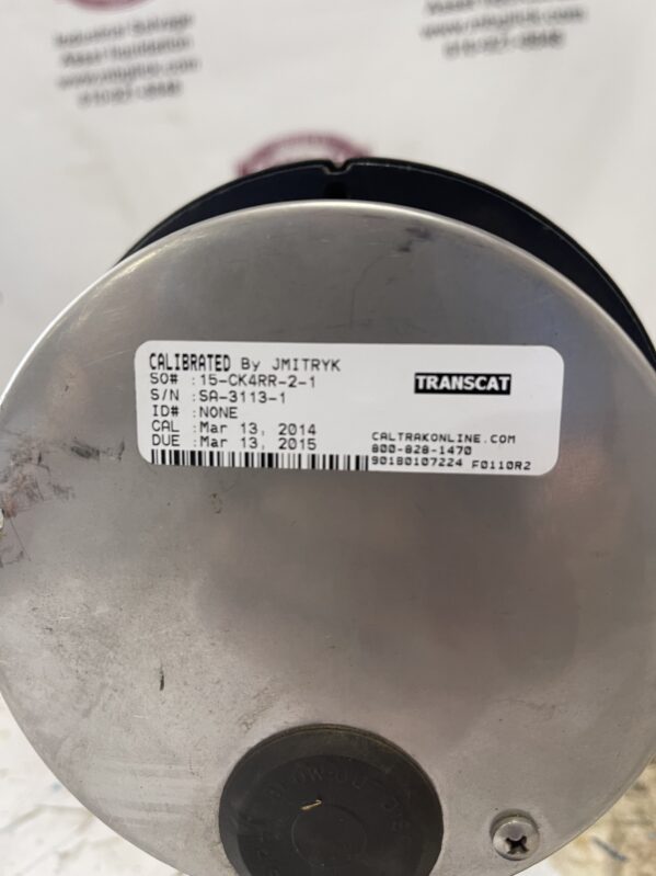 Transcat Test Guage # SA-3113-1 - Image 3