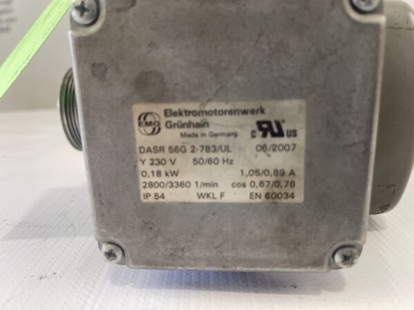 EMG Electric Motor DASR 56G 2-783/UL - Image 6