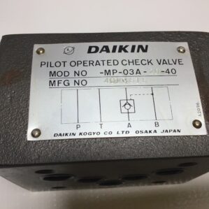 Daikin MP-03A-20-40 Pilot Operated Check Valve