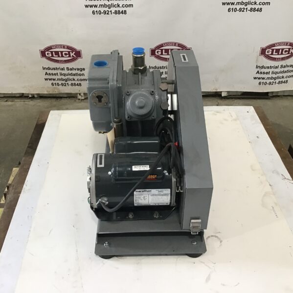 Welch 1397 DuoSeal Belt Drive Vacuum Pump 3 Phase with Marathon Motors - Image 4