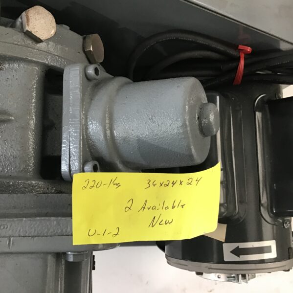 Welch 1397 DuoSeal Belt Drive Vacuum Pump 3 Phase with Marathon Motors