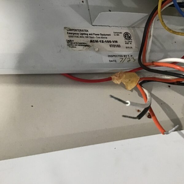 Carpenter ACM-12-100-VM Emergency Lighting & Power Equipment 120/277VAC 60Hz 15W - Image 4
