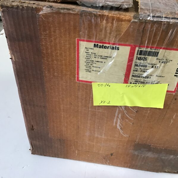 Flowserve X-200 Cartridge Dual Metal Bellows Durametallic Seal 1.437 Shaft Size