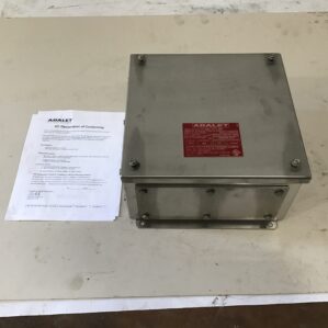 Adalet TSC4X6-121206-BCD Screw Cover Terminal Enclosure Stainless Steel 600V 10A