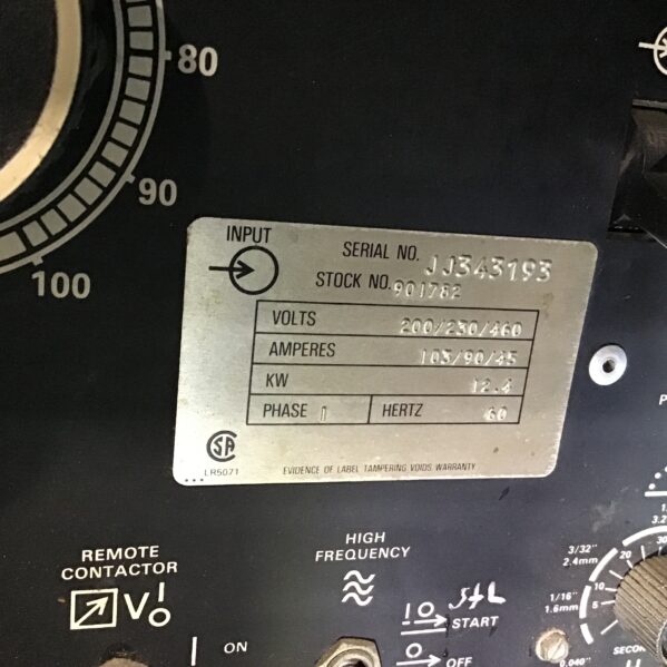 Miller RFC-23A MIG Welder 200/230/460Volts 1Phase 60Hz 103/90/45Amperes - Image 8
