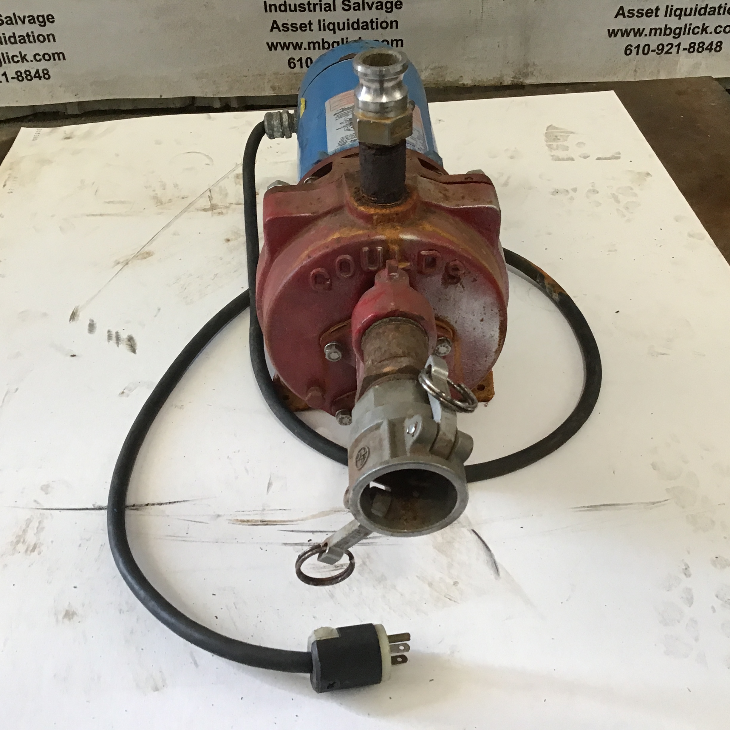 Goulds Pump with A.O Smith C48A93A06 Electric Motor 1/2HP 115/230V 3450RPM - Image 3