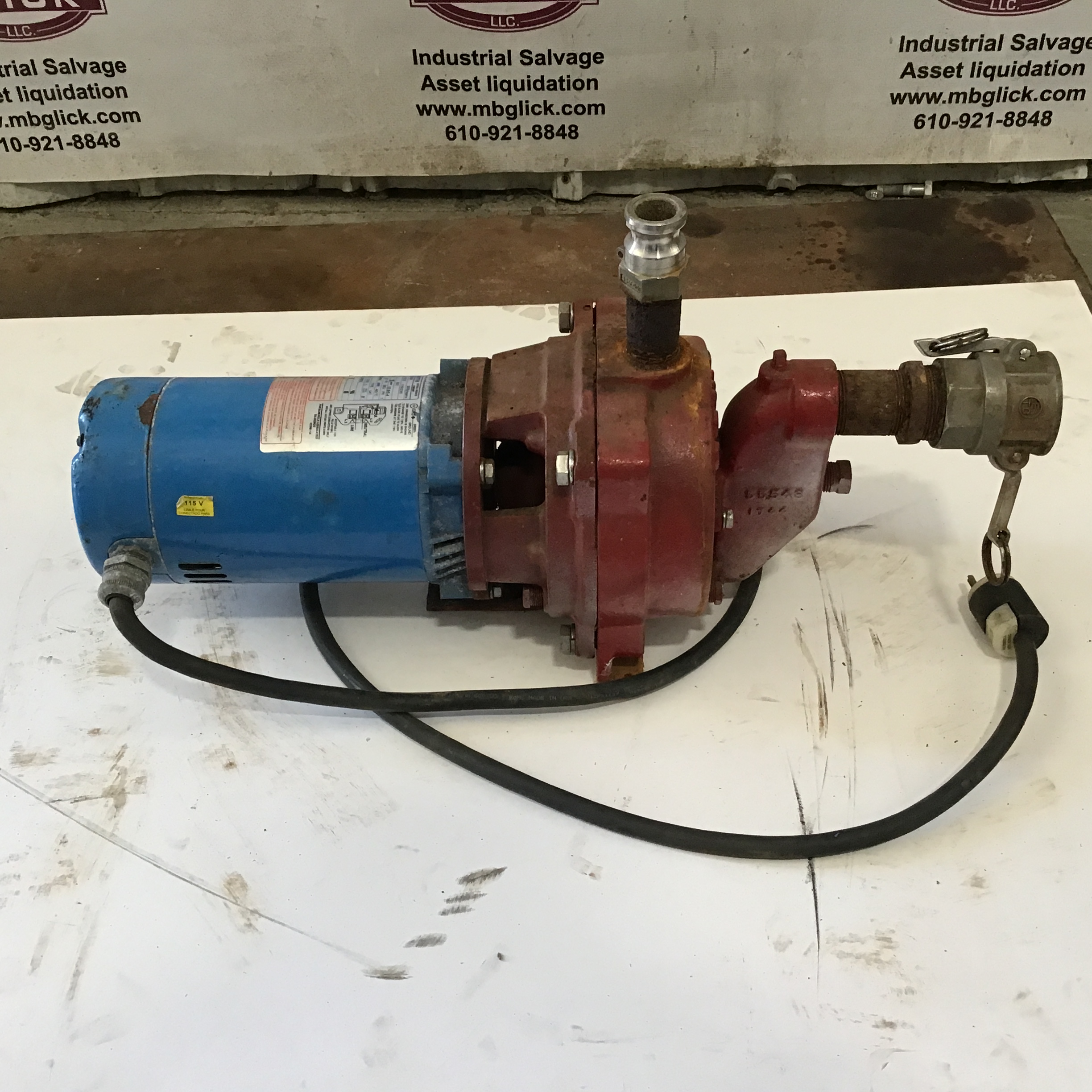 Goulds Pump with A.O Smith C48A93A06 Electric Motor 1/2HP 115/230V 3450RPM