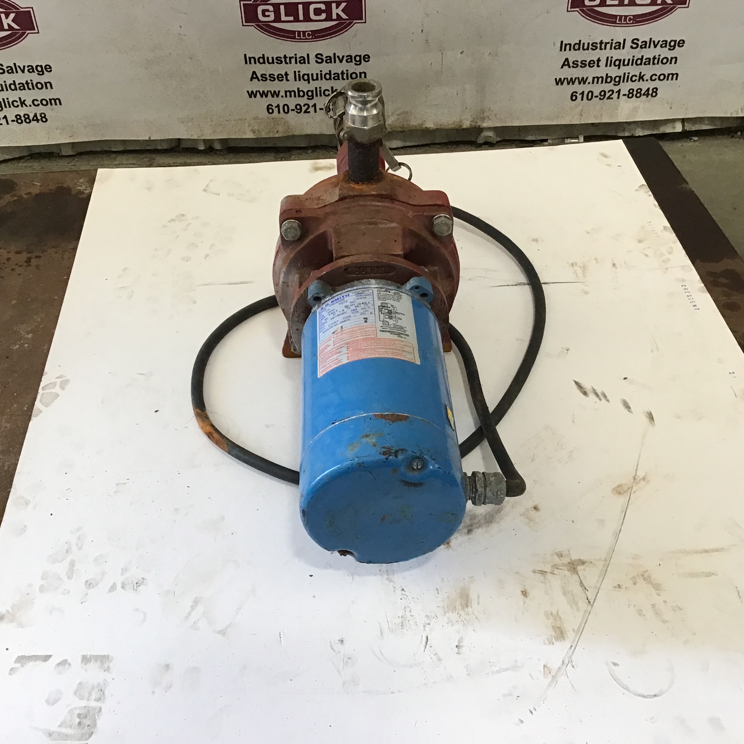 Goulds Pump with A.O Smith C48A93A06 Electric Motor 1/2HP 115/230V 3450RPM - Image 4
