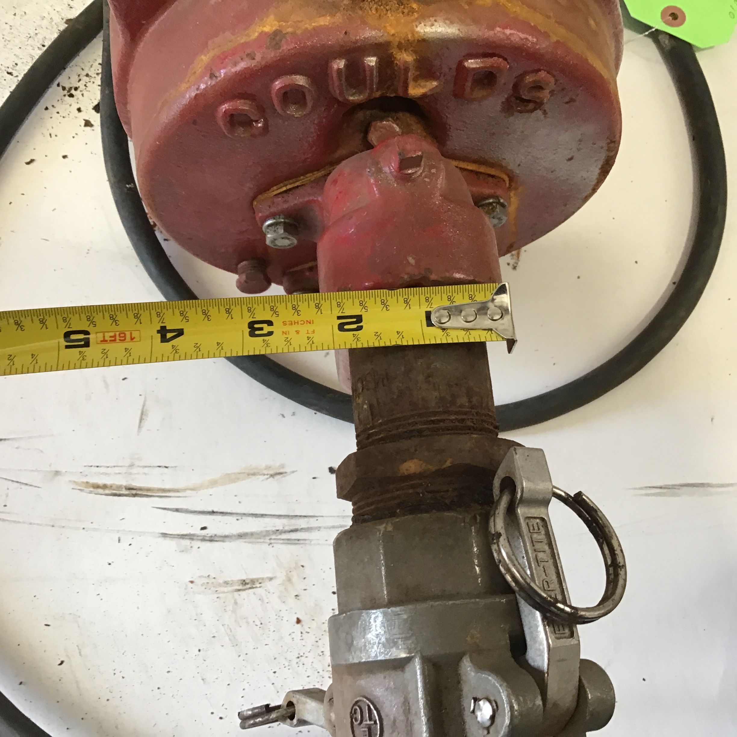 Goulds Pump with A.O Smith C48A93A06 Electric Motor 1/2HP 115/230V 3450RPM - Image 7