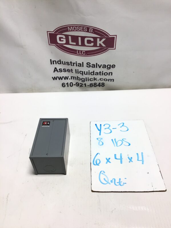 Cutler-Hammer 9575H2449A Relay Enclosure 1 or 2 Poles Steel Case