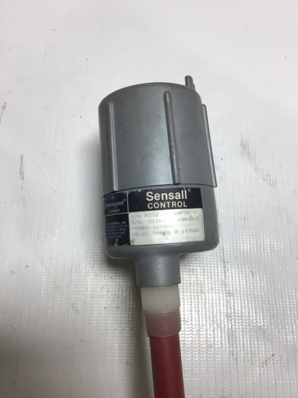 Rosemount Sensall Control RD307SKE40F3K Liquid Level Switch 117VAC 5Amps