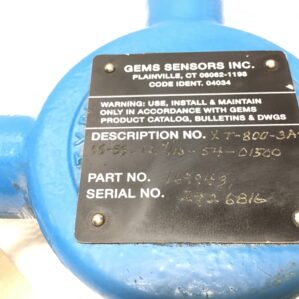 Gems Sensors Inc XM-800 - 169943 Liquid Level Sensor