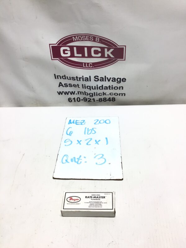 Dwyer RMA-5 Rate-Master Flowmeter 0-10SCFH Air 100PSI Maximum Press