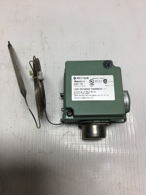 Raychem AMC-1B Line-Sensing Mechanical Thermostat 22Amps 480Vac Nema 4X