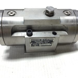 General Electric (GE) 843E704 G-6 Shutoff Valve Stainless Steel
