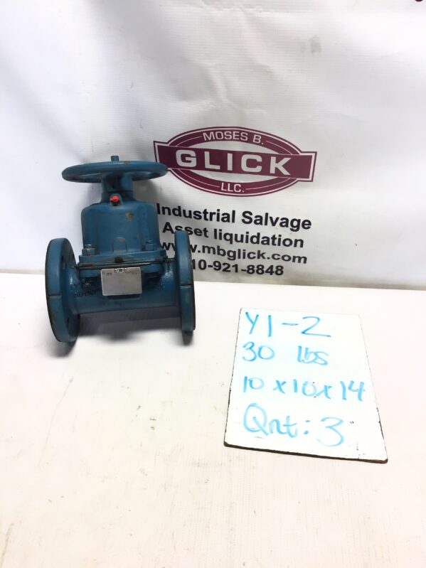 ITT Dia-Flo 2-2833-SS-902 Straight Way Diaphragm Valve
