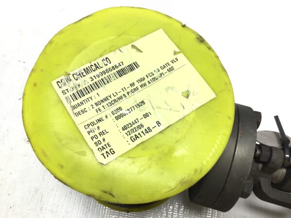 Bonney Forge L1-11-RF Steel Flanged Wedge Gate Valve 2" 150 RF Flanged A105 Forged Steel  - Image 5