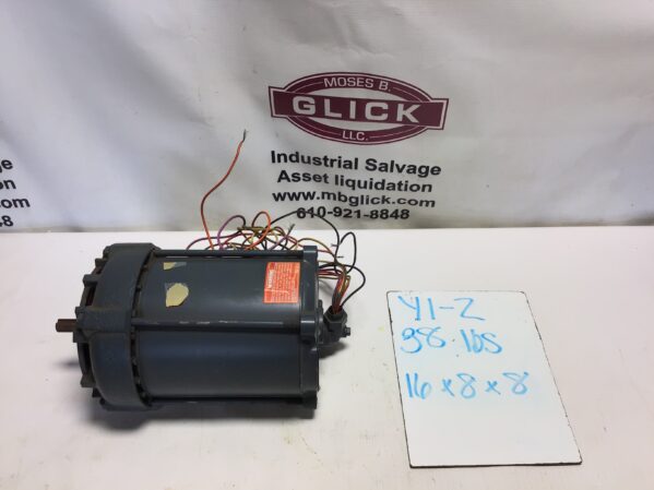 General Electric 5KC43HG2326EX AC Motor 1/3HP 115/230V 1725RPM 1PH 60Hz