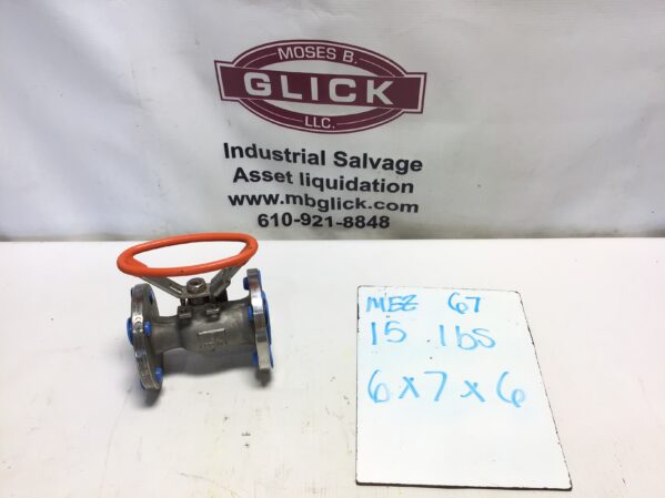 Quadrant B82N Ball Valve Size 3" CF8M Body 275 PSIG 316 Stainless Steel