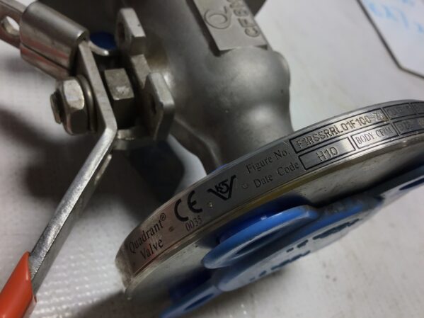 Quadrant B82N Ball Valve Size 3" CF8M Body 275 PSIG 316 Stainless Steel - Image 5