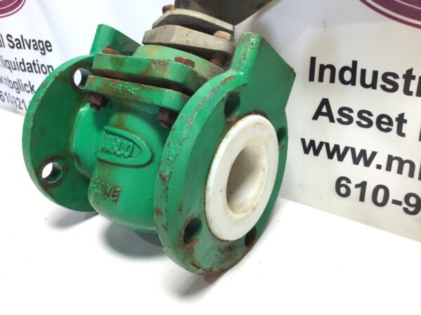 Durco T-41 T-line Manual Steel Flanged Plug Valve 400°F Maximum Temperature - Image 2